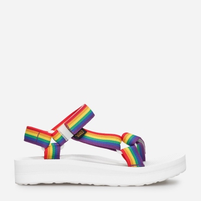 Dámské Sandály Teva Midform Universal Rainbow Pride Viacfarebný / Bílé - CZ881867